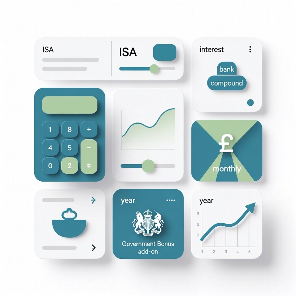 NestBoost article cover illustration for Lifetime ISA deposit planning